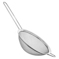 Peneira 12cm Diâmetro Por 27,5cm Comprimento Aço Coar Polvilhar